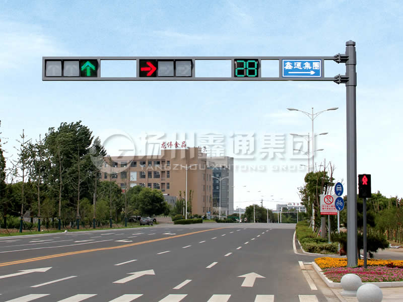 XHDG-001，八棱立桿框架信號燈桿